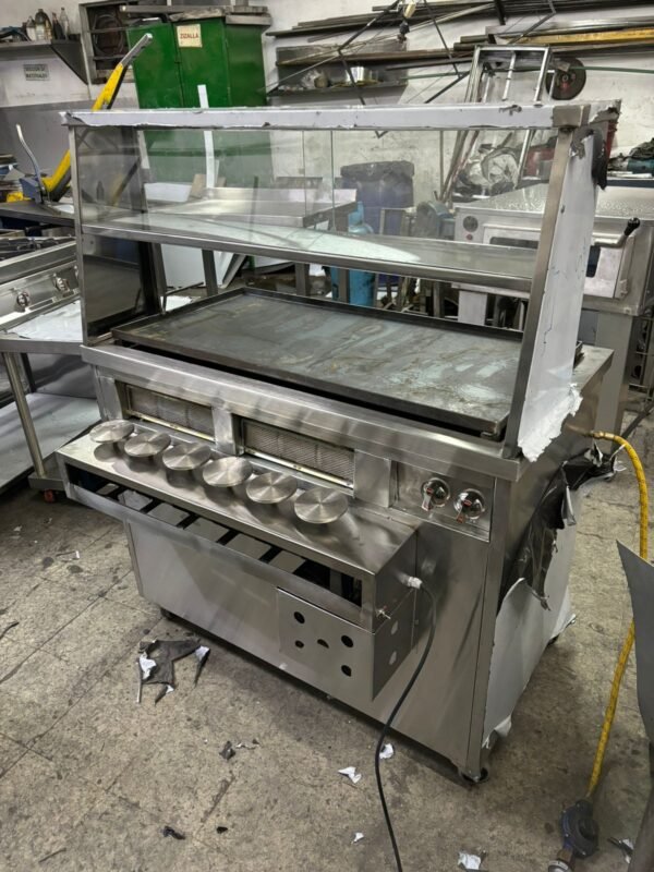 Carro asador arepas