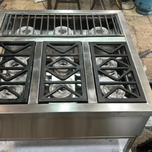 Estufa en acero inoxidable