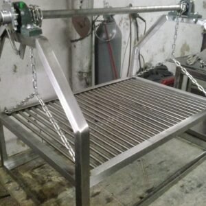 Parrillas en hierro y acero inoxidable