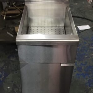Freidora industrial en acero inoxidable