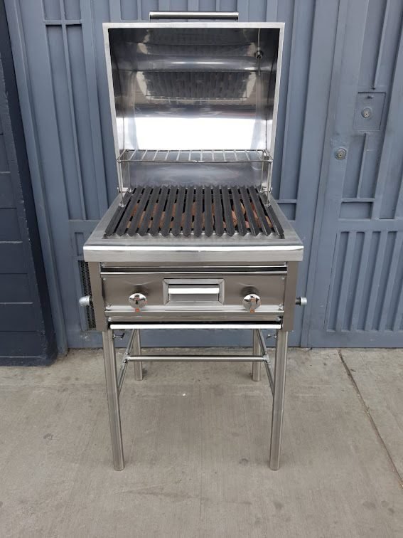 Barbacoa a gas de uso comercial en acero inoxidable Bogotá