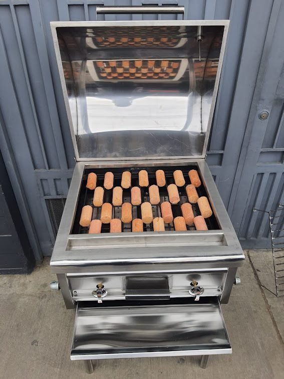 Parrilla a gas en acero inoxidable para restaurantes en Bogotá